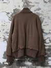 AVIVA JIFEI XUE 25 Autumn/Winter Knitted Elastic Jacket/Drawstring Pants AJX-FW25-DKB-NBWHK-Natural Beige Jacket